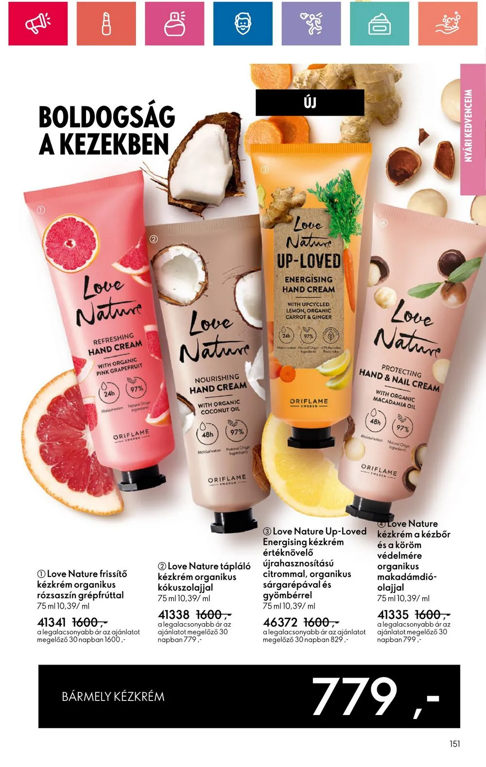 Oriflame akciós újság 06.18–07.08 – 151. oldal