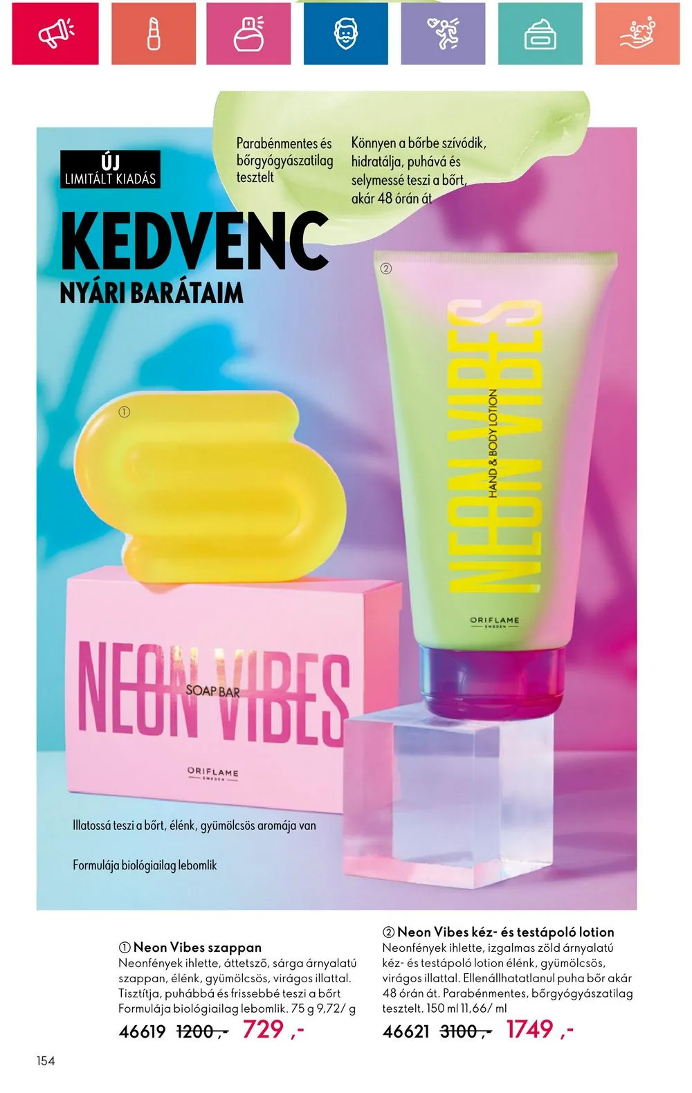 Oriflame akciós újság 06.18–07.08 – 154. oldal