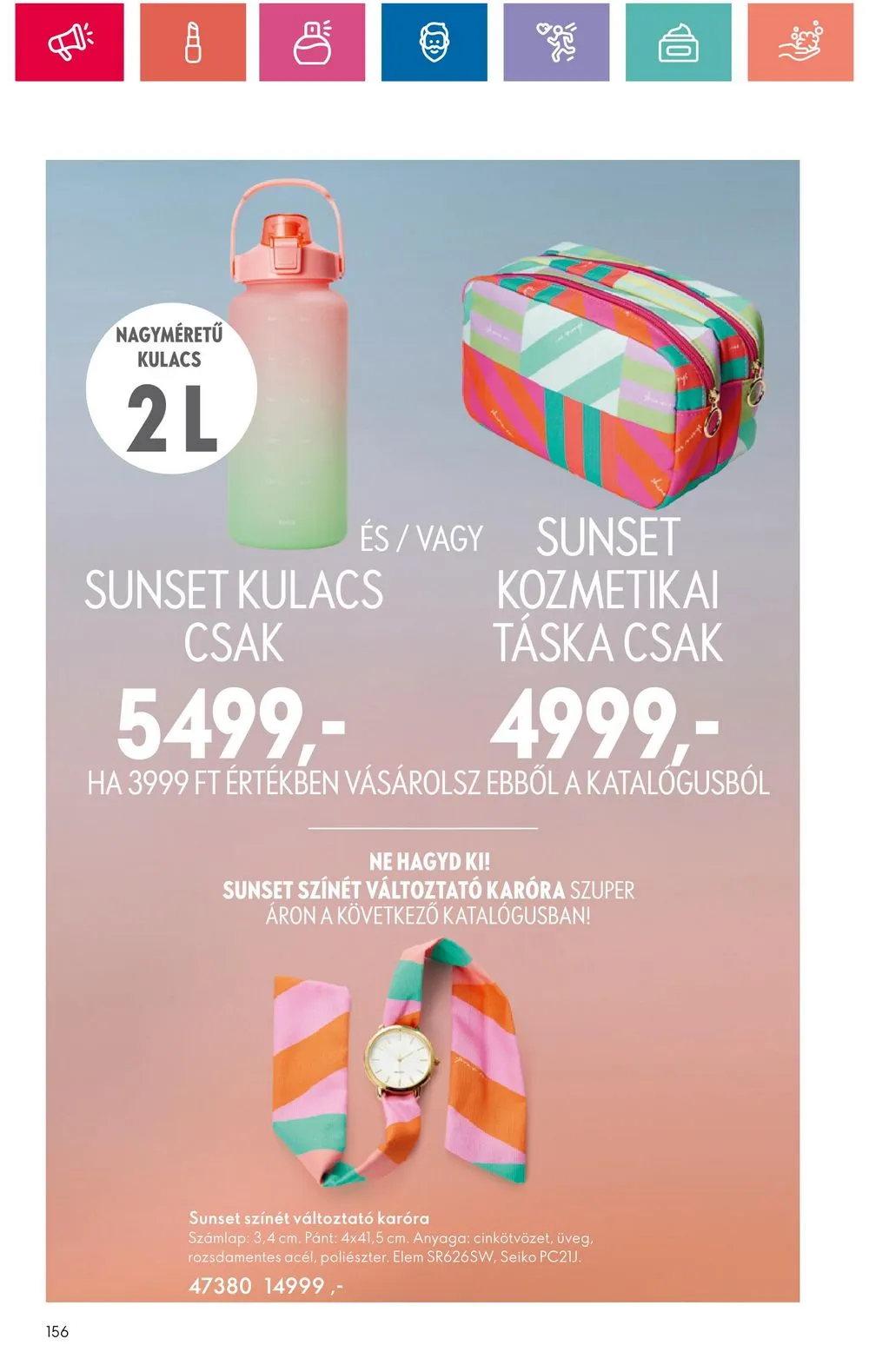 Oriflame akciós újság 06.18–07.08 – 156. oldal
