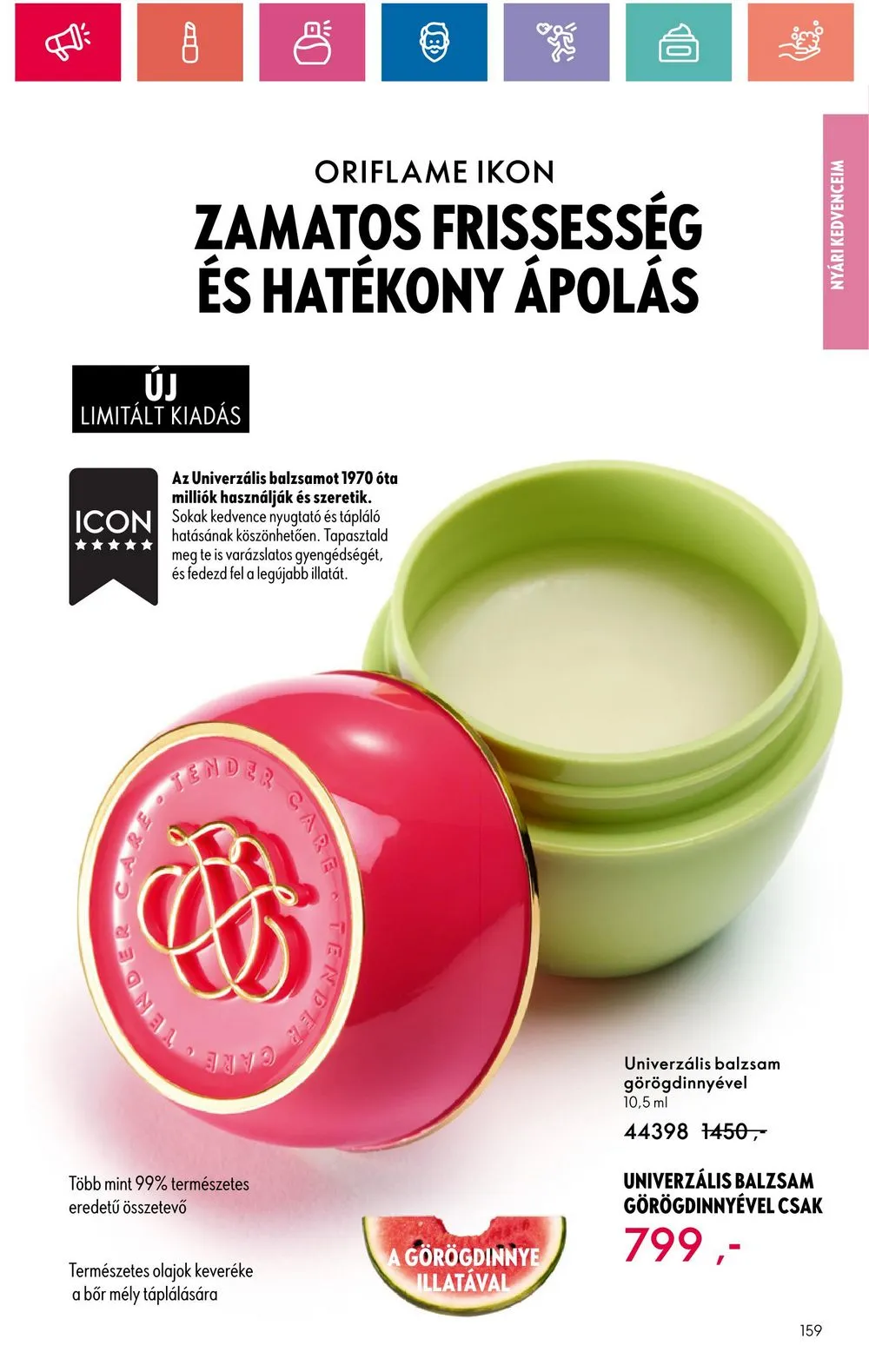 Oriflame akciós újság 06.18–07.08 – 159. oldal