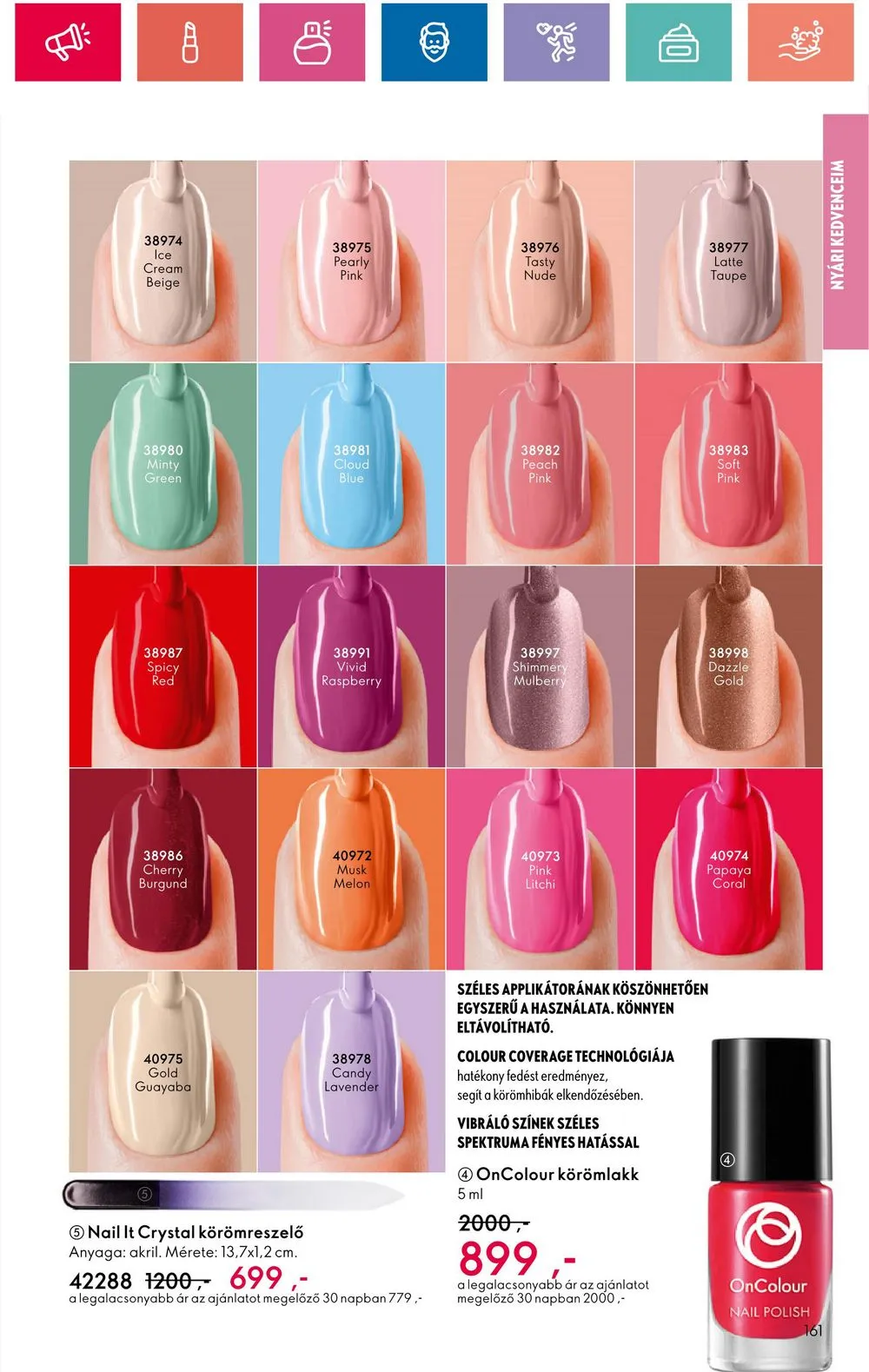 Oriflame akciós újság 06.18–07.08 – 161. oldal