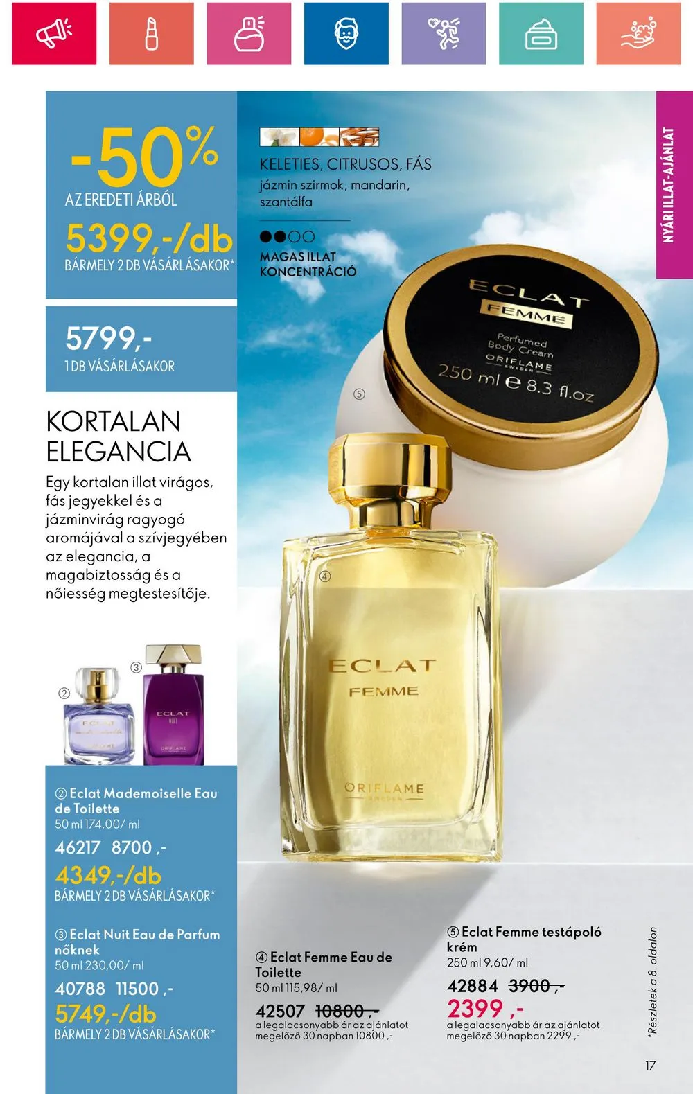 Oriflame akciós újság 06.18–07.08 – 17. oldal