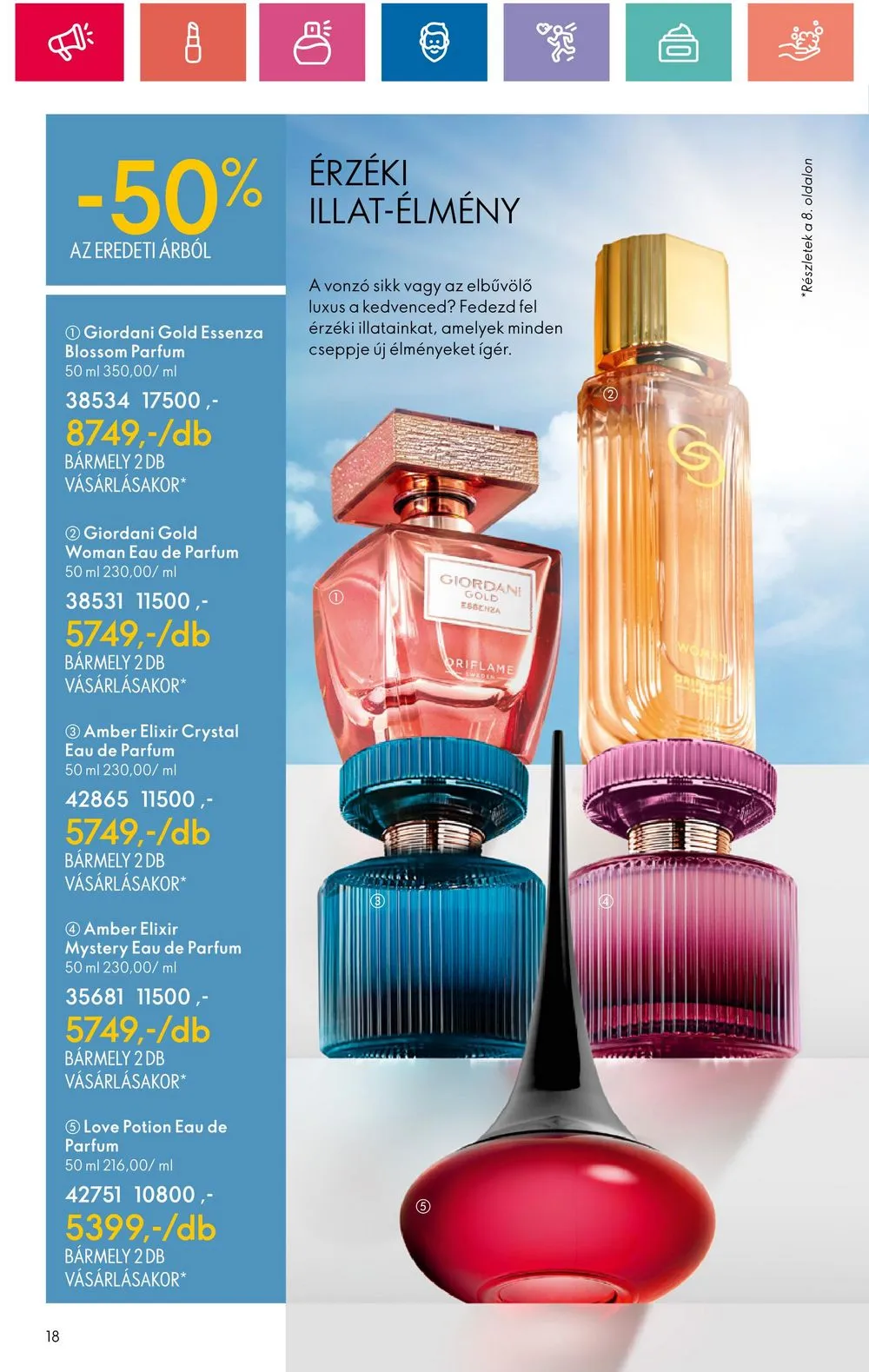 Oriflame akciós újság 06.18–07.08 – 18. oldal