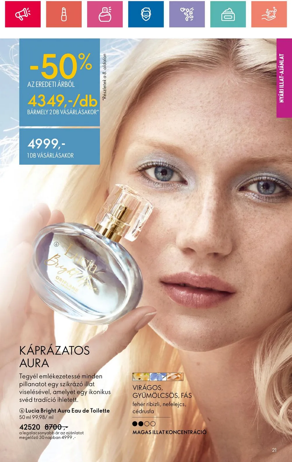 Oriflame akciós újság 06.18–07.08 – 21. oldal