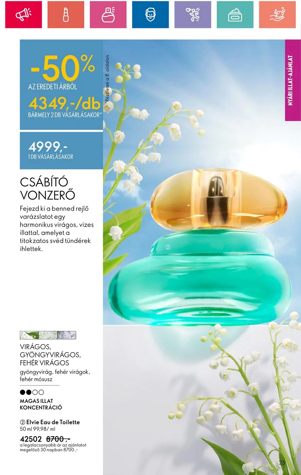 Oriflame akciós újság 06.18–07.08 – 23. oldal