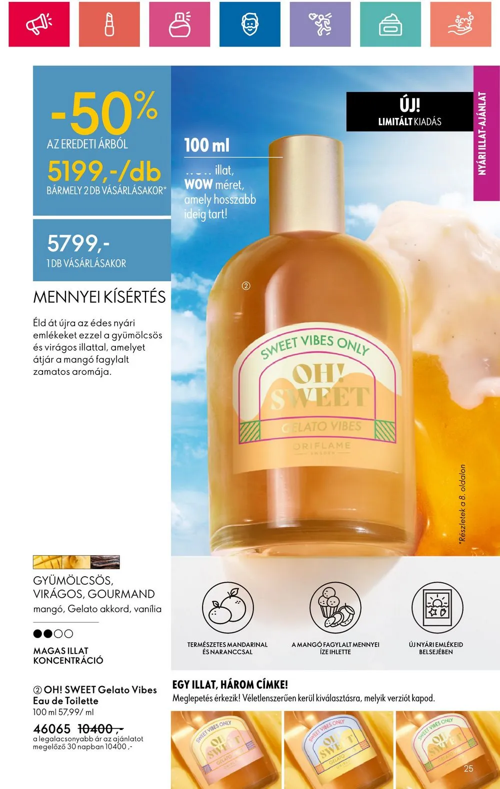 Oriflame akciós újság 06.18–07.08 – 25. oldal