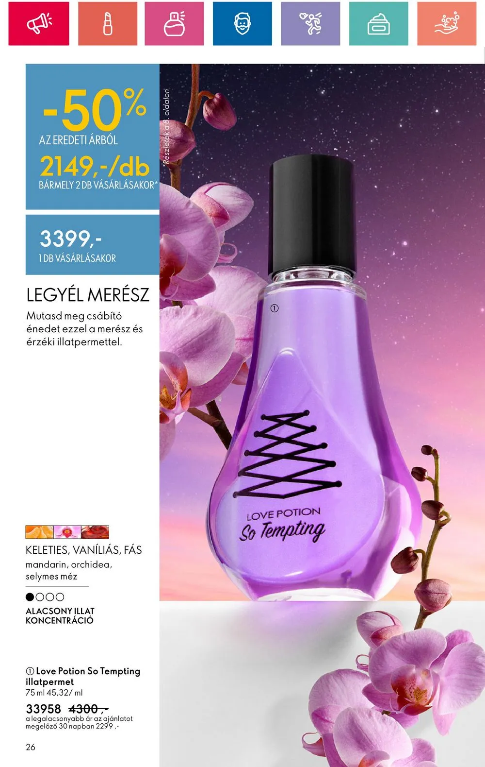 Oriflame akciós újság 06.18–07.08 – 26. oldal