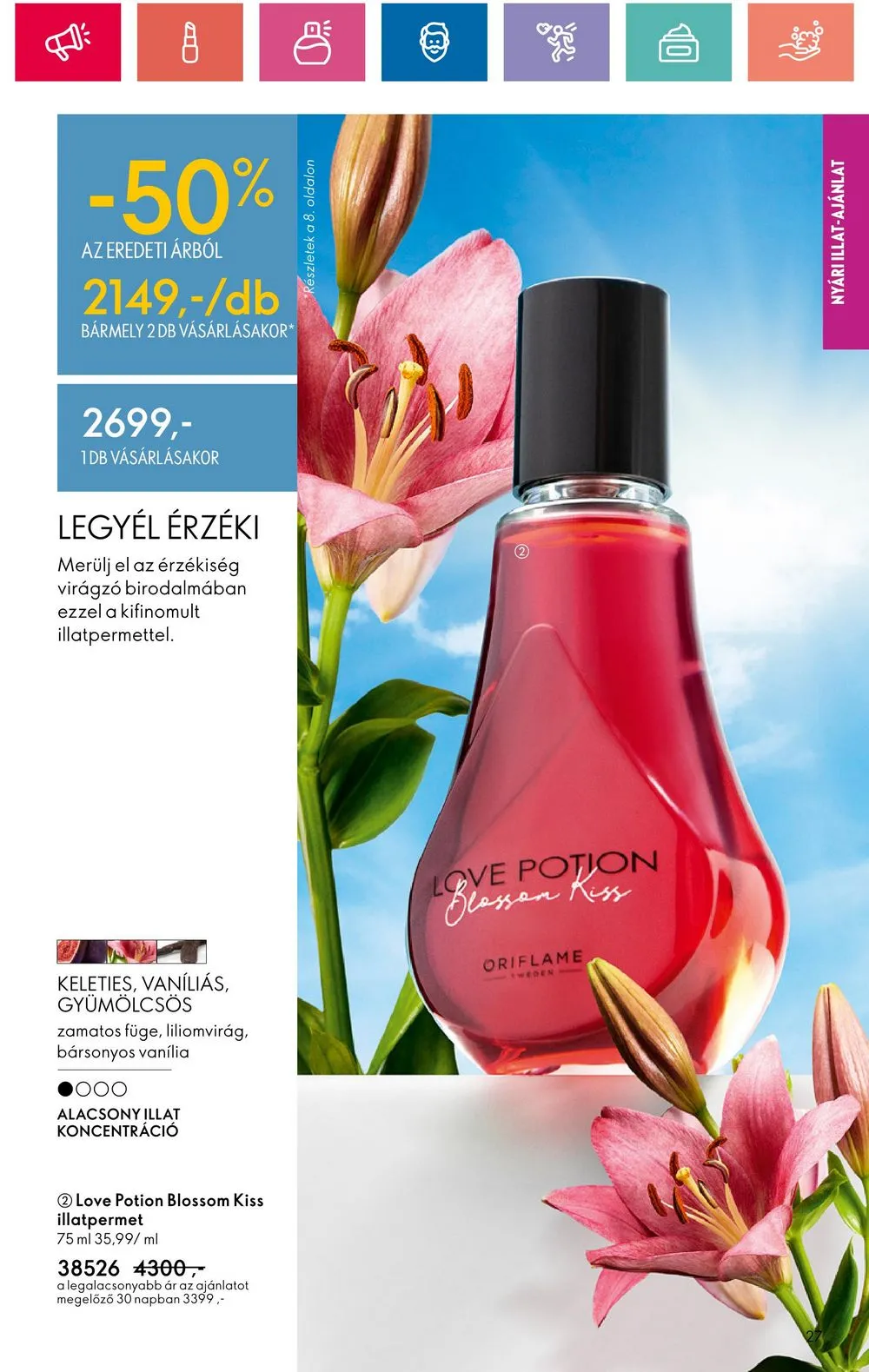 Oriflame akciós újság 06.18–07.08 – 27. oldal