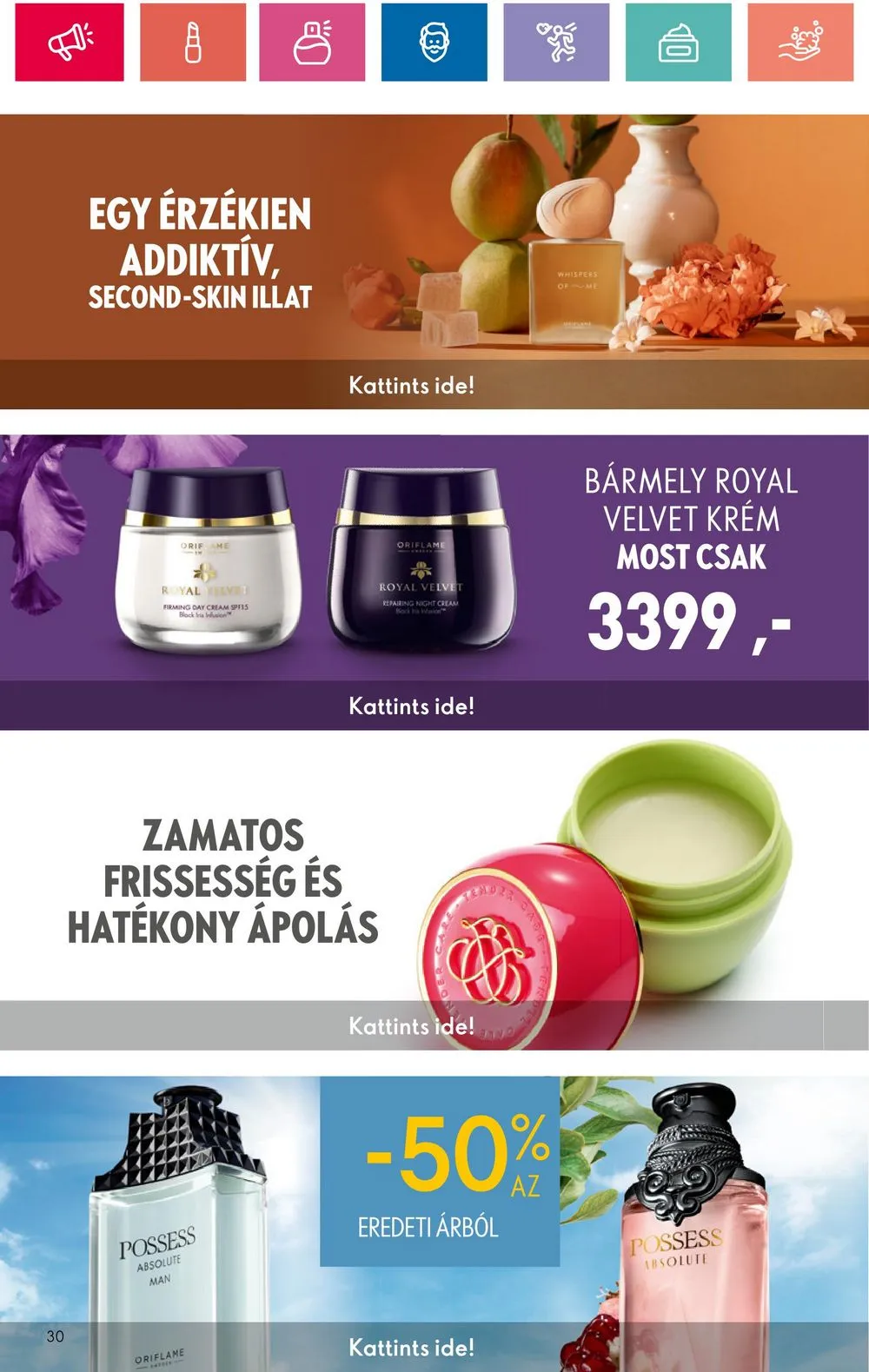 Oriflame akciós újság 06.18–07.08 – 30. oldal