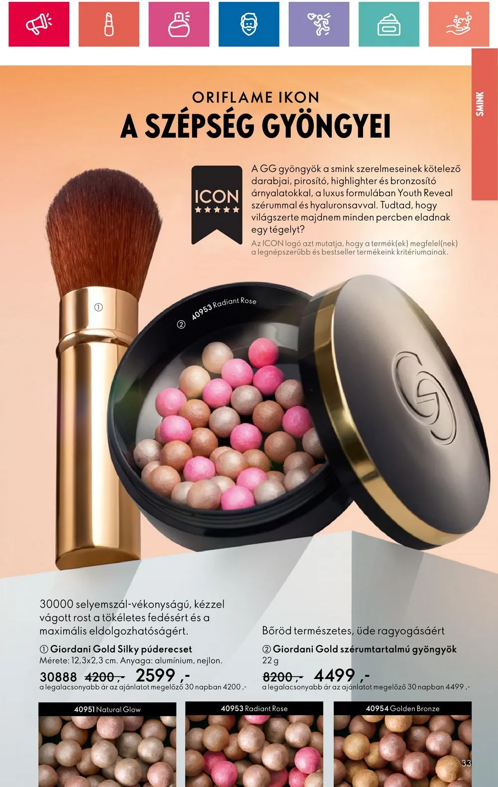 Oriflame akciós újság 06.18–07.08 – 33. oldal