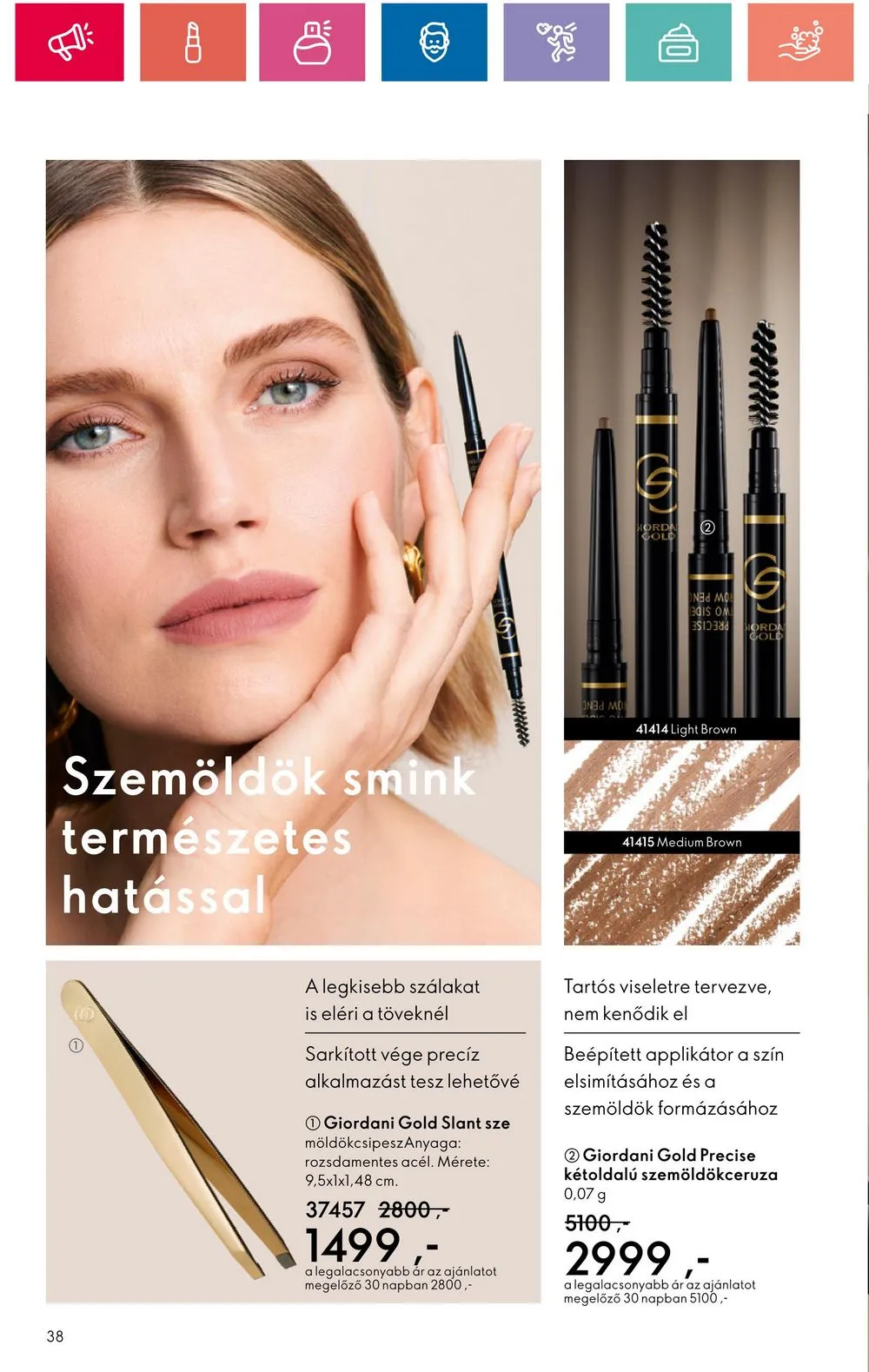 Oriflame akciós újság 06.18–07.08 – 38. oldal