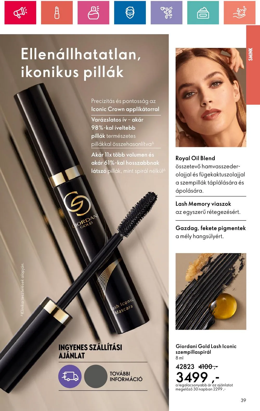 Oriflame akciós újság 06.18–07.08 – 39. oldal