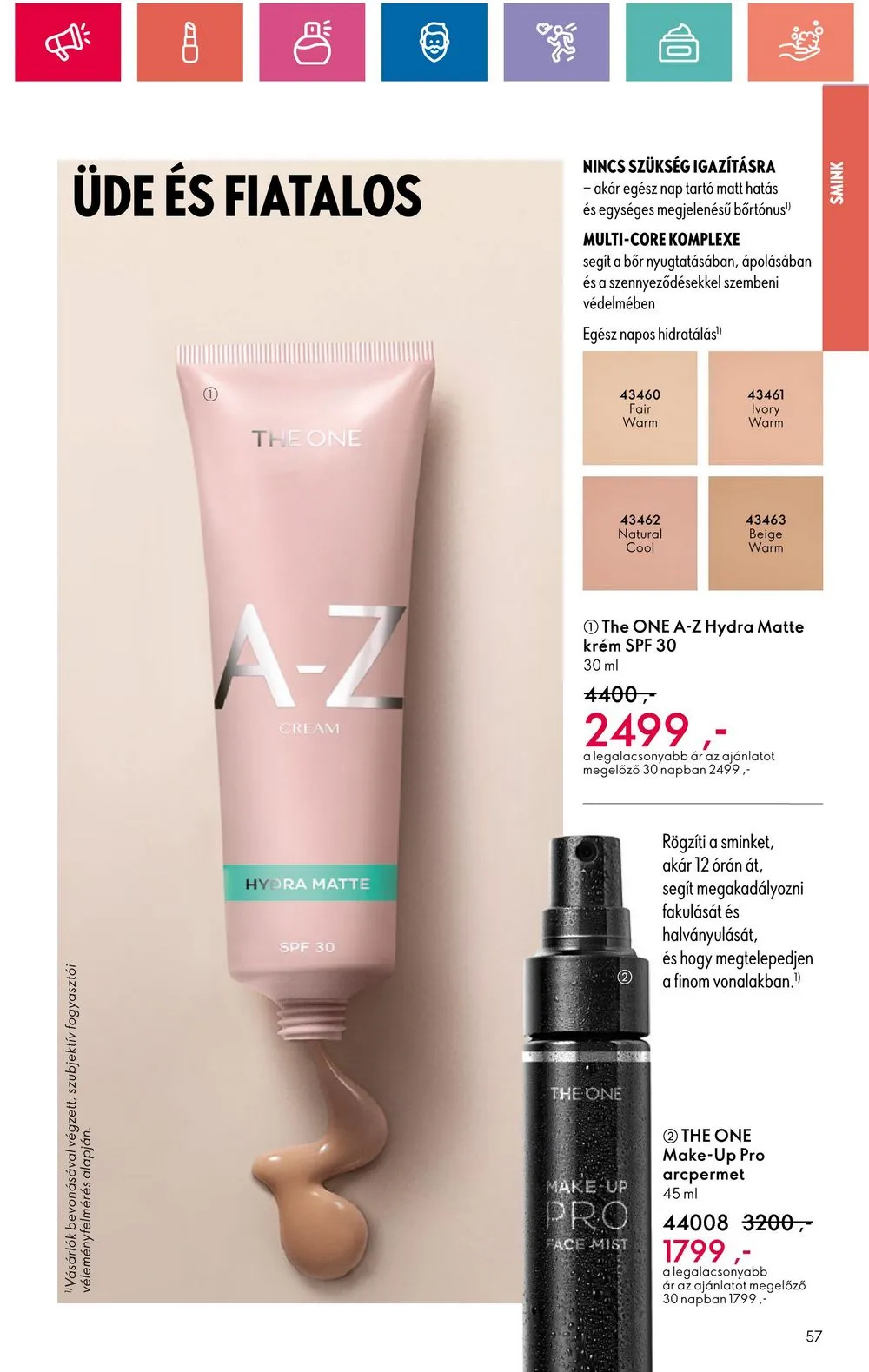 Oriflame akciós újság 06.18–07.08 – 57. oldal