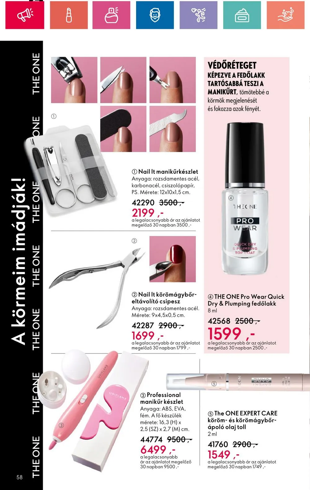 Oriflame akciós újság 06.18–07.08 – 58. oldal