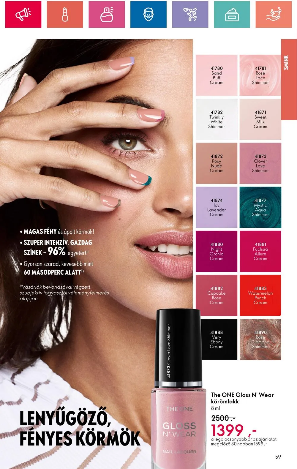 Oriflame akciós újság 06.18–07.08 – 59. oldal