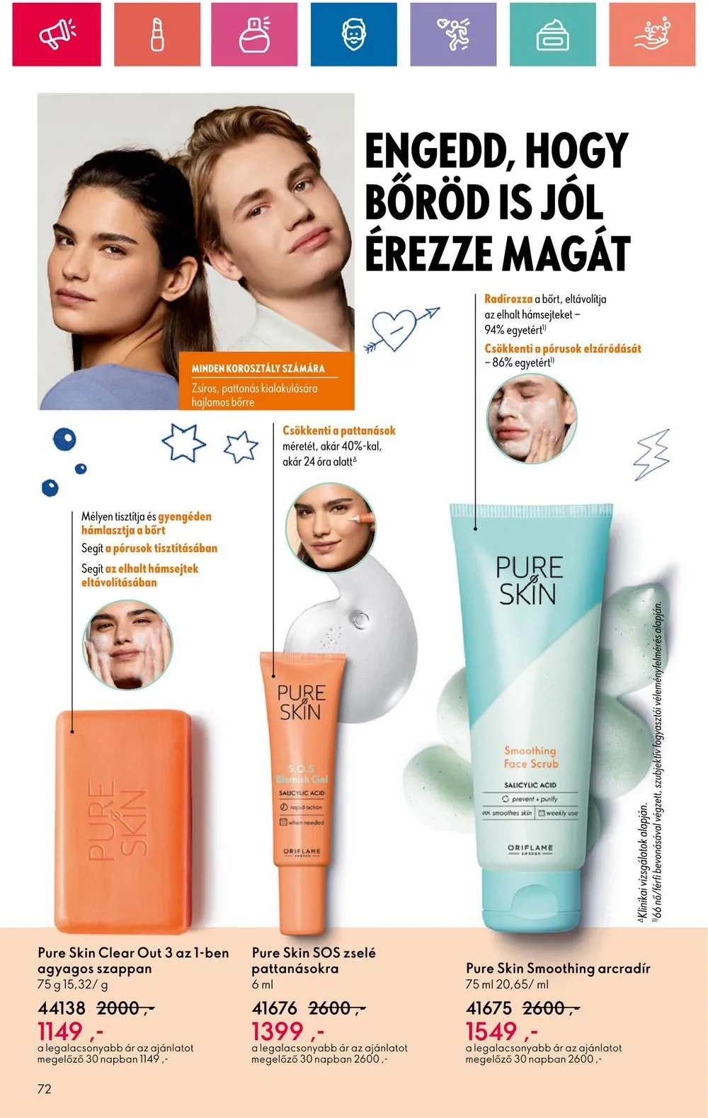 Oriflame akciós újság 06.18–07.08 – 72. oldal