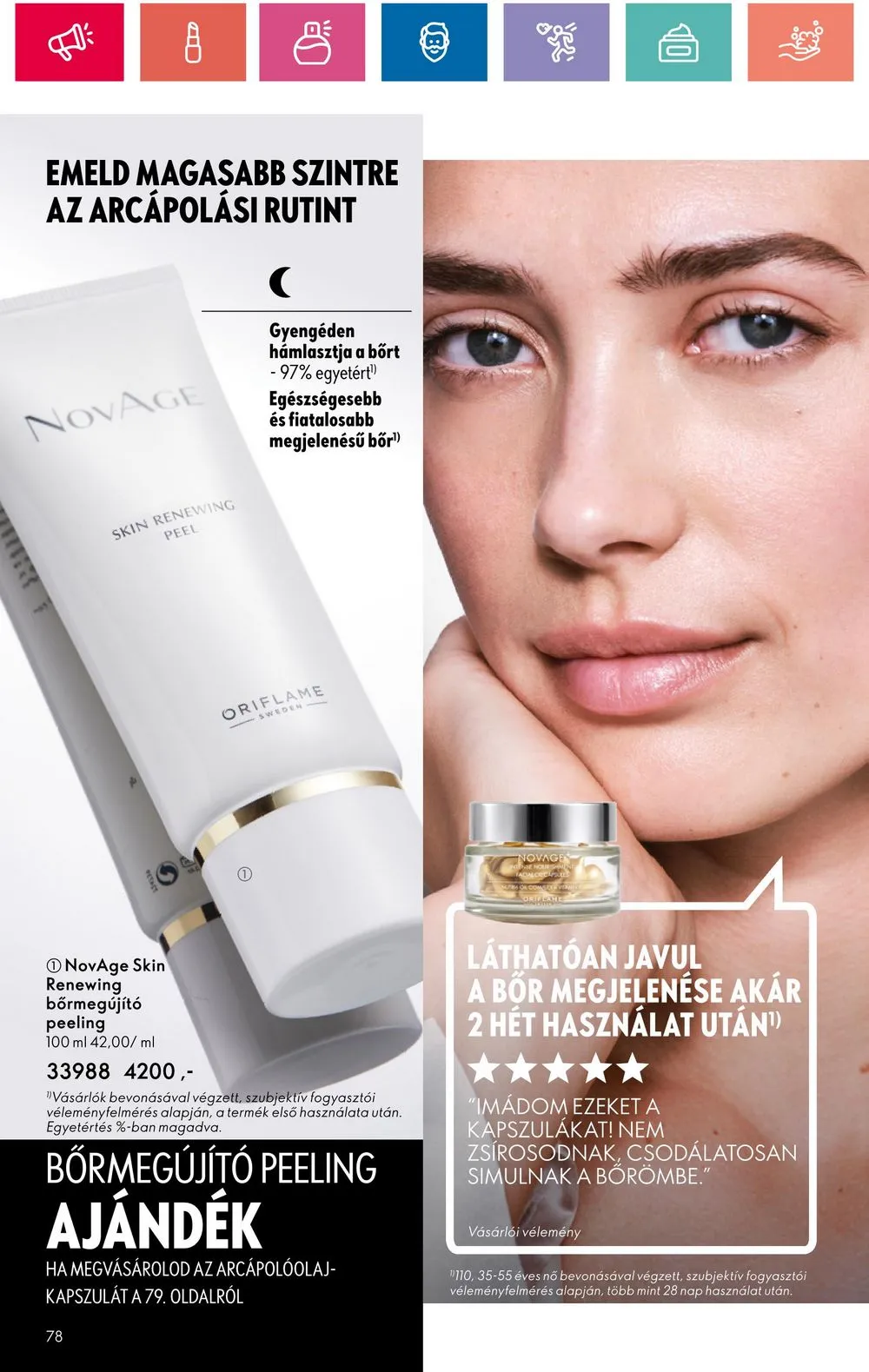 Oriflame akciós újság 06.18–07.08 – 78. oldal