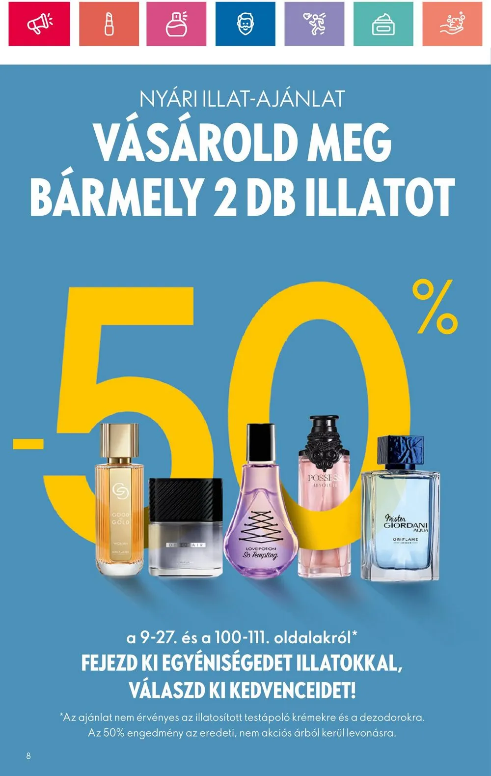 Oriflame akciós újság 06.18–07.08 – 8. oldal