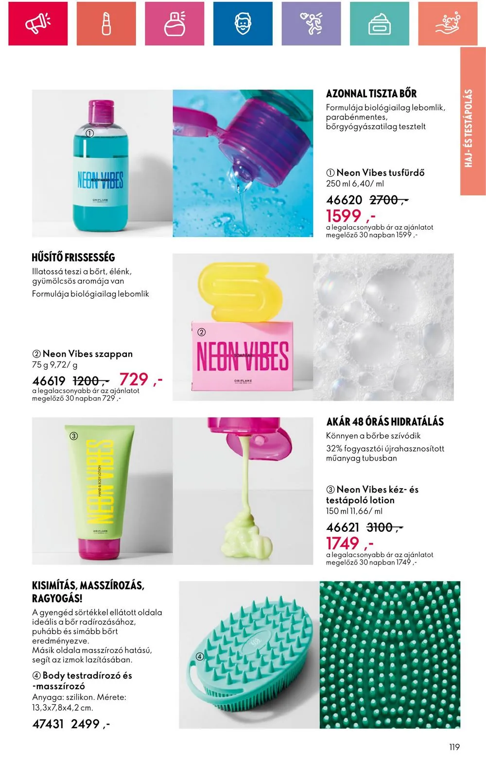 Oriflame akciós újság 07.09–07.29 – 119. oldal