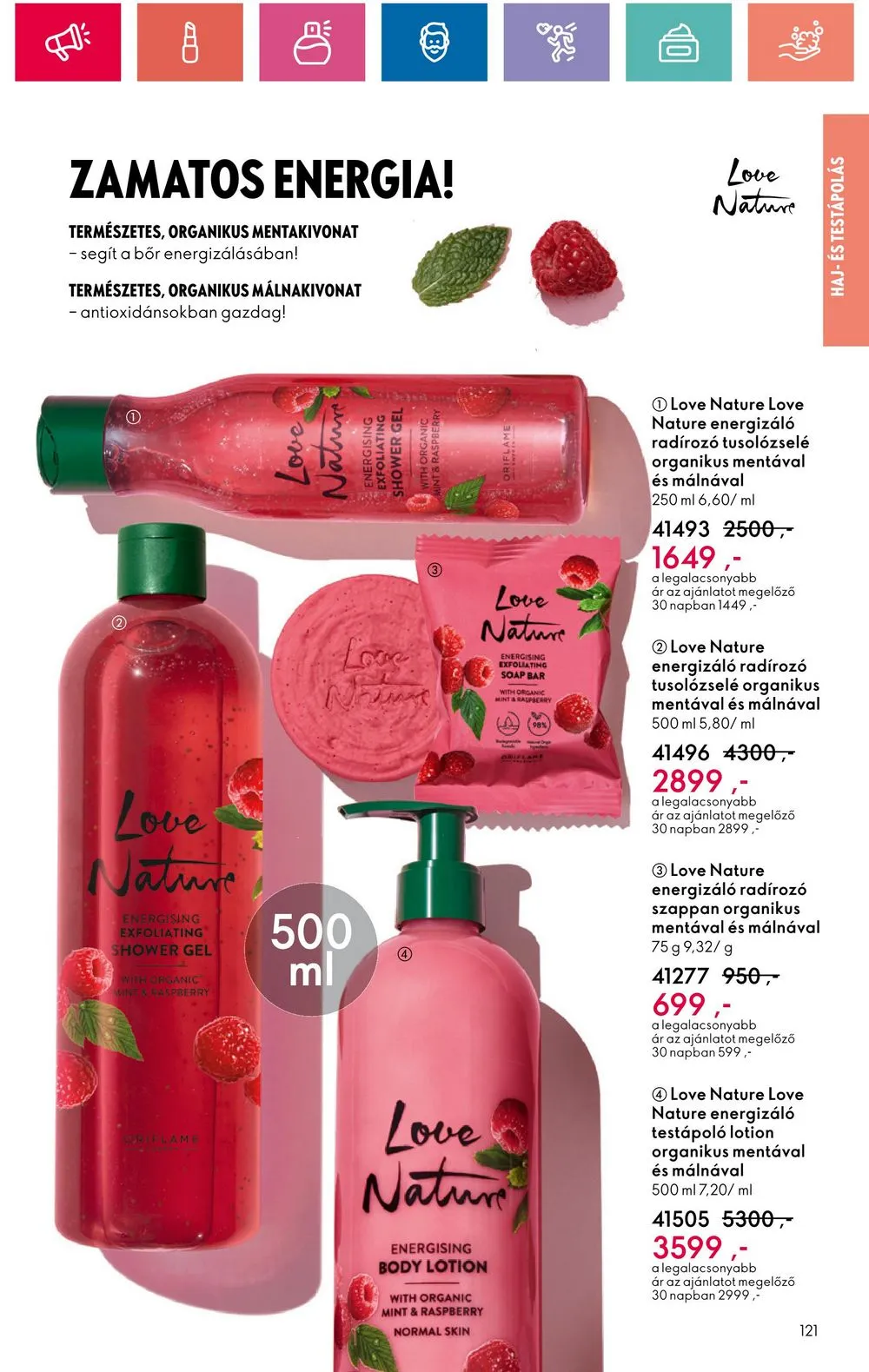 Oriflame akciós újság 07.09–07.29 – 121. oldal