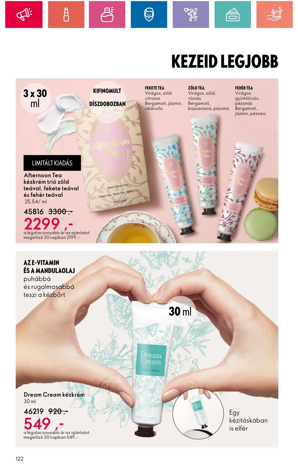 Oriflame akciós újság 07.09–07.29 – 122. oldal