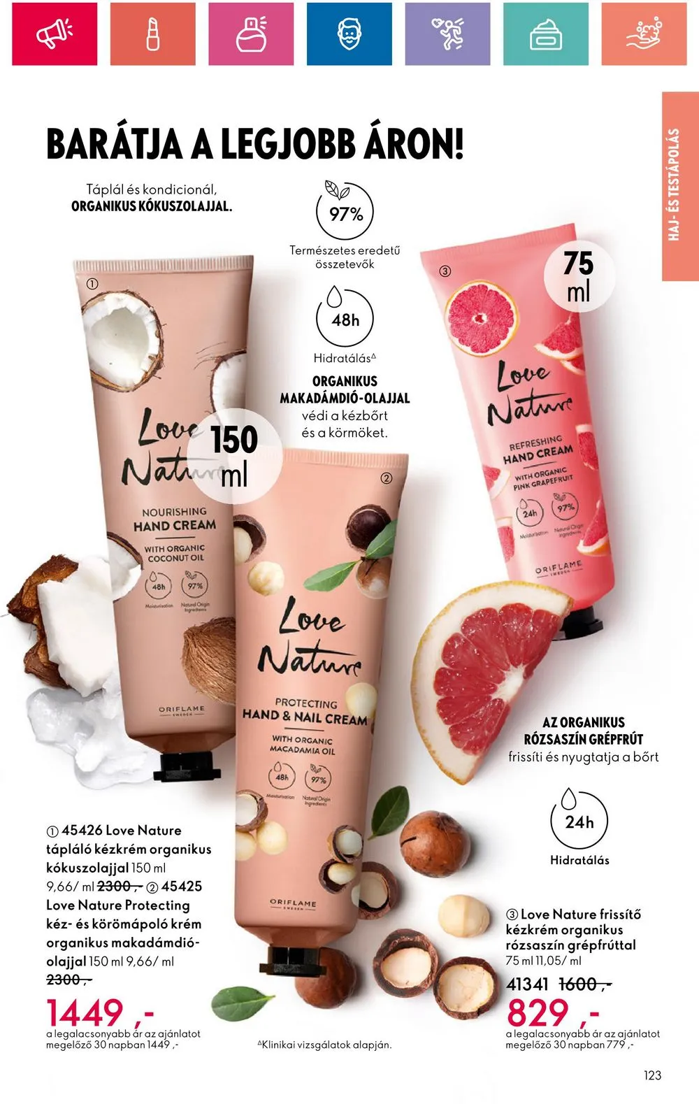 Oriflame akciós újság 07.09–07.29 – 123. oldal