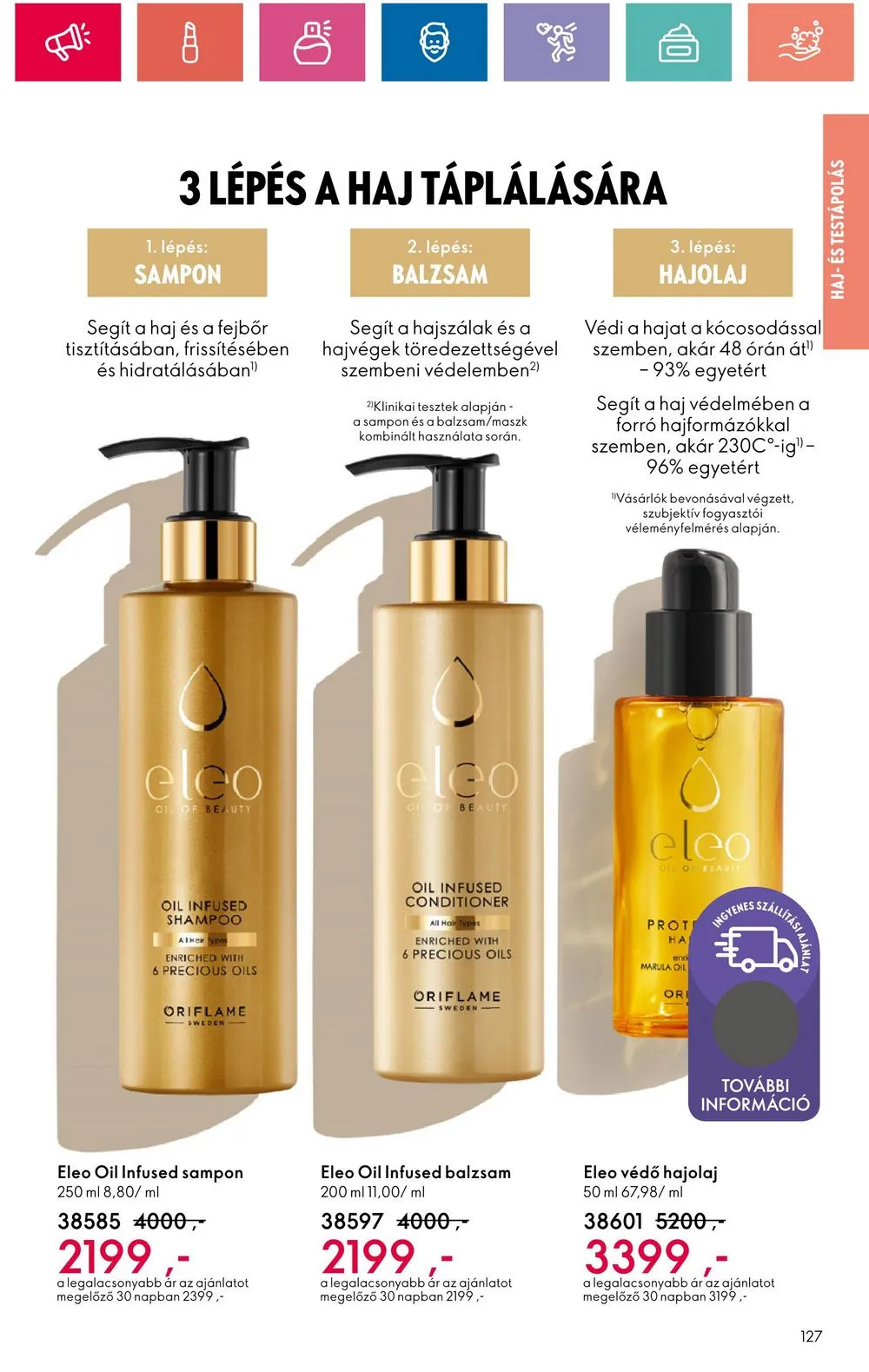 Oriflame akciós újság 07.09–07.29 – 127. oldal