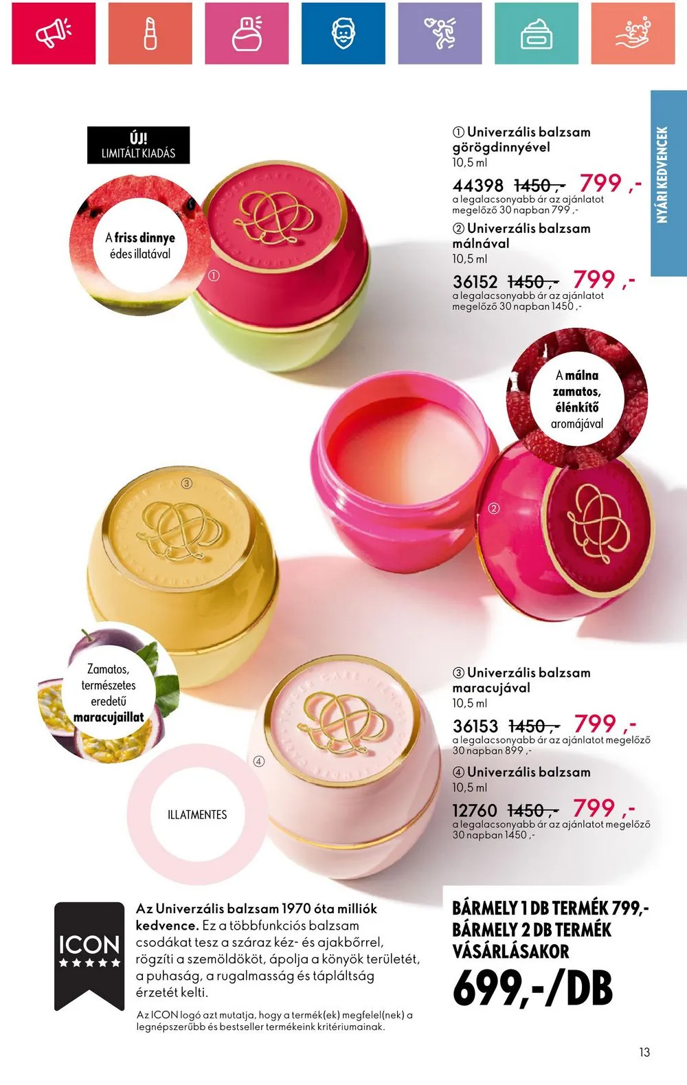 Oriflame akciós újság 07.09–07.29 – 13. oldal