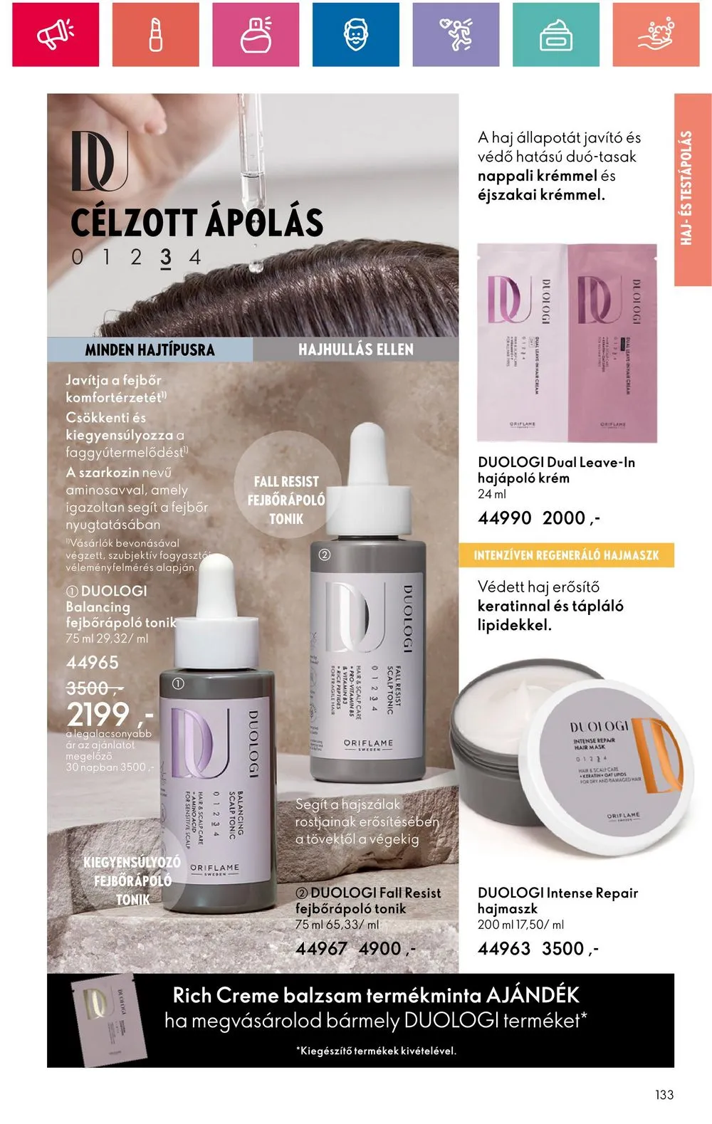 Oriflame akciós újság 07.09–07.29 – 133. oldal