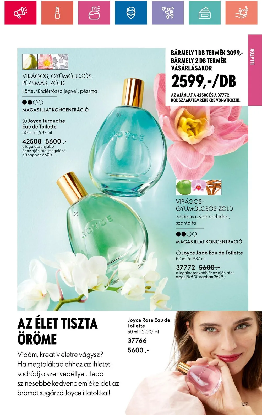 Oriflame akciós újság 07.09–07.29 – 137. oldal