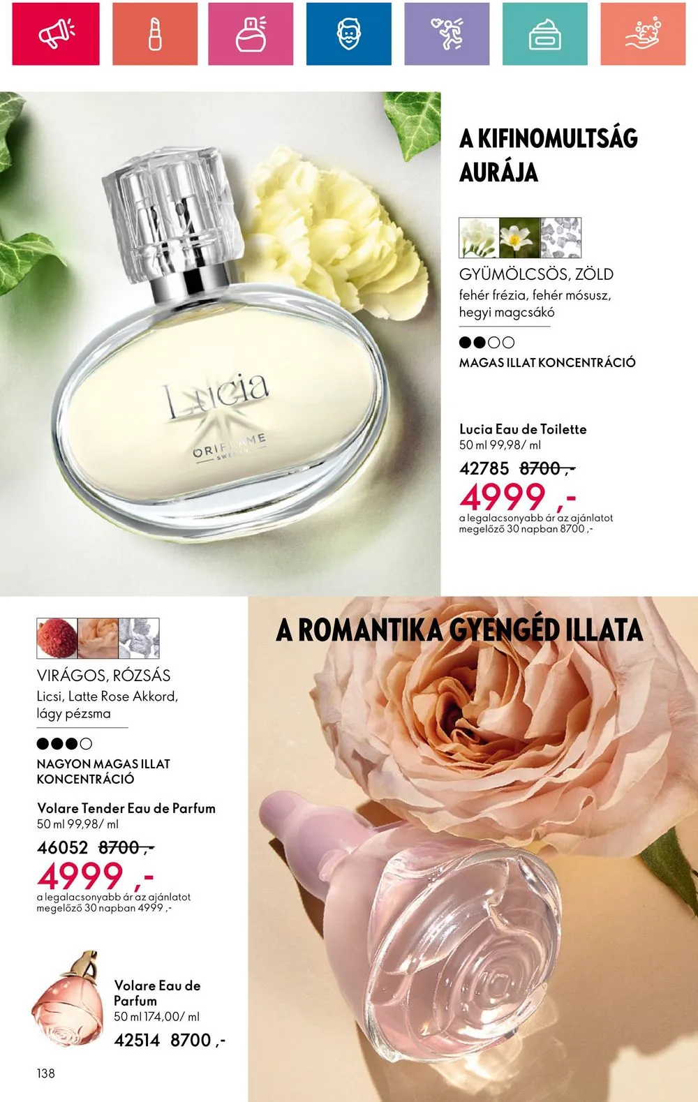 Oriflame akciós újság 07.09–07.29 – 138. oldal