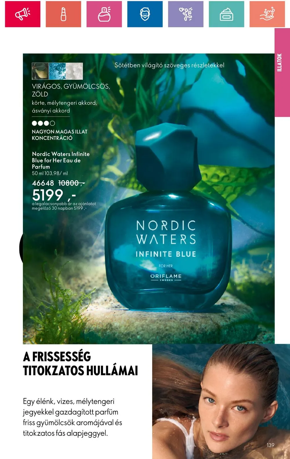 Oriflame akciós újság 07.09–07.29 – 139. oldal