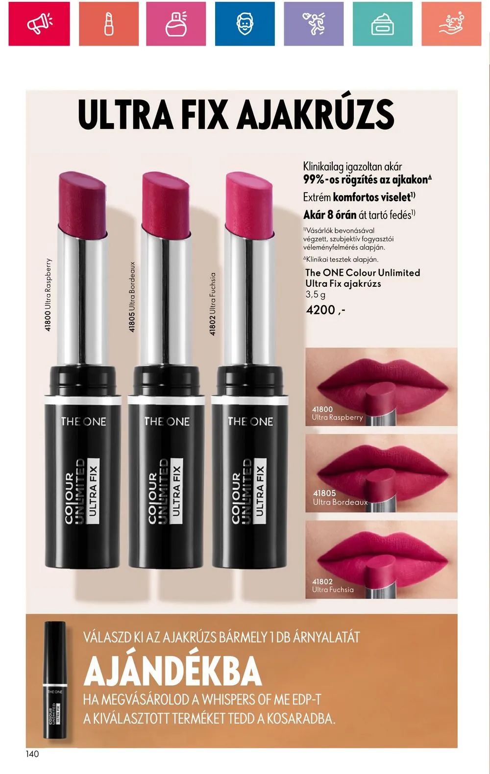 Oriflame akciós újság 07.09–07.29 – 140. oldal