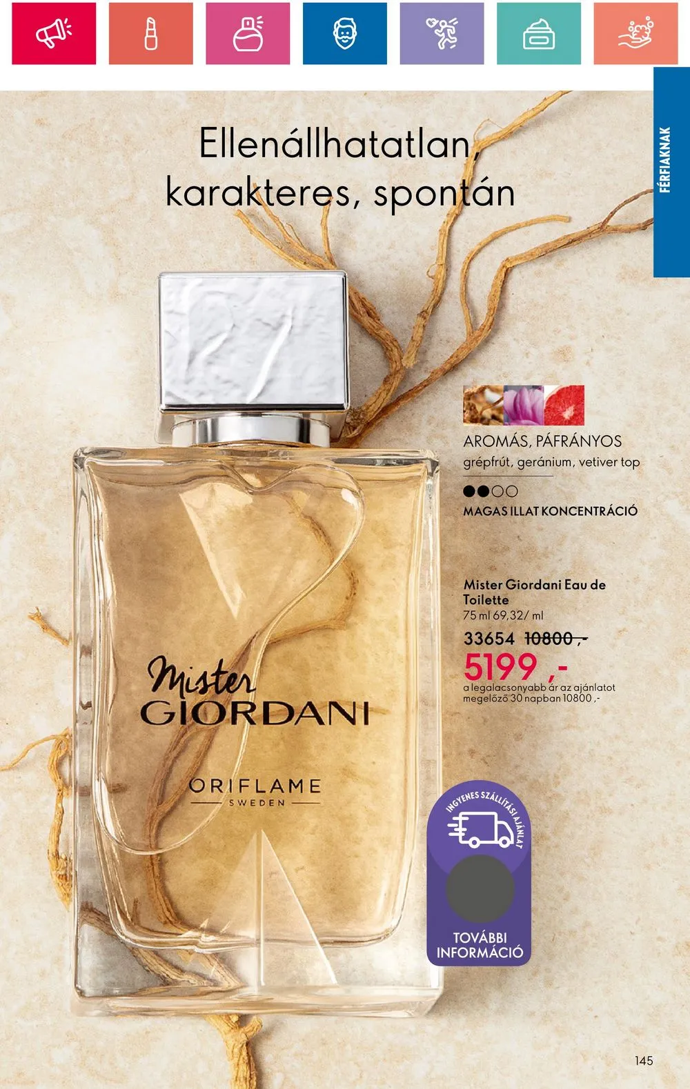 Oriflame akciós újság 07.09–07.29 – 145. oldal
