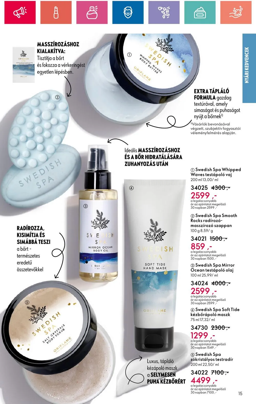 Oriflame akciós újság 07.09–07.29 – 15. oldal