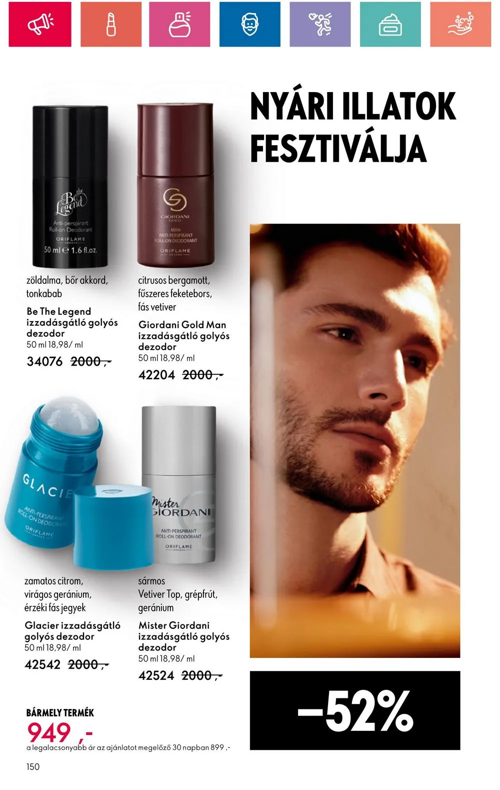 Oriflame akciós újság 07.09–07.29 – 150. oldal