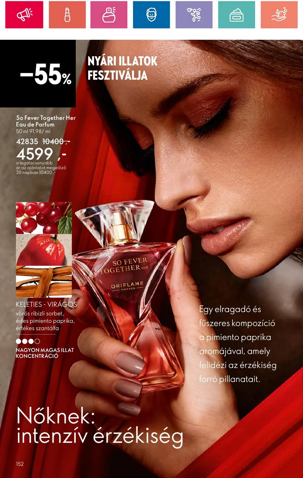 Oriflame akciós újság 07.09–07.29 – 152. oldal