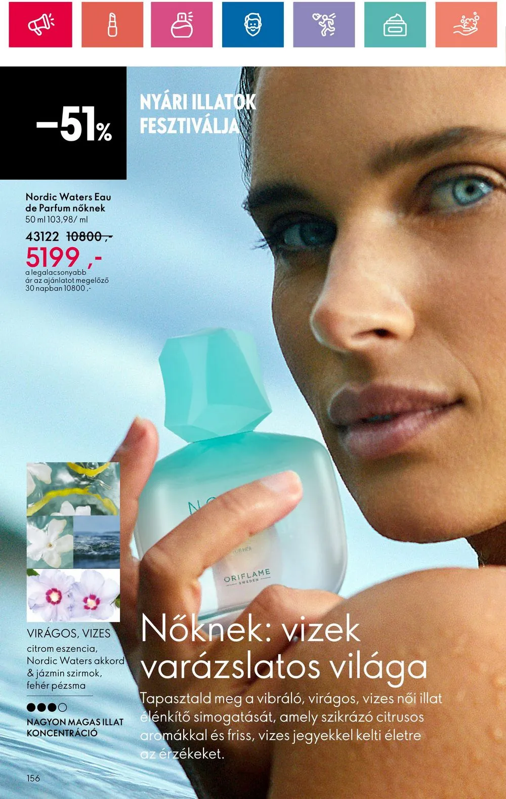 Oriflame akciós újság 07.09–07.29 – 156. oldal