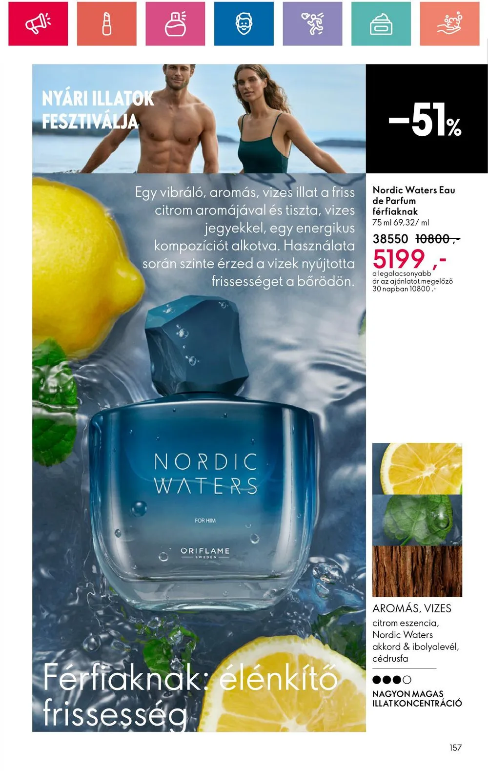 Oriflame akciós újság 07.09–07.29 – 157. oldal