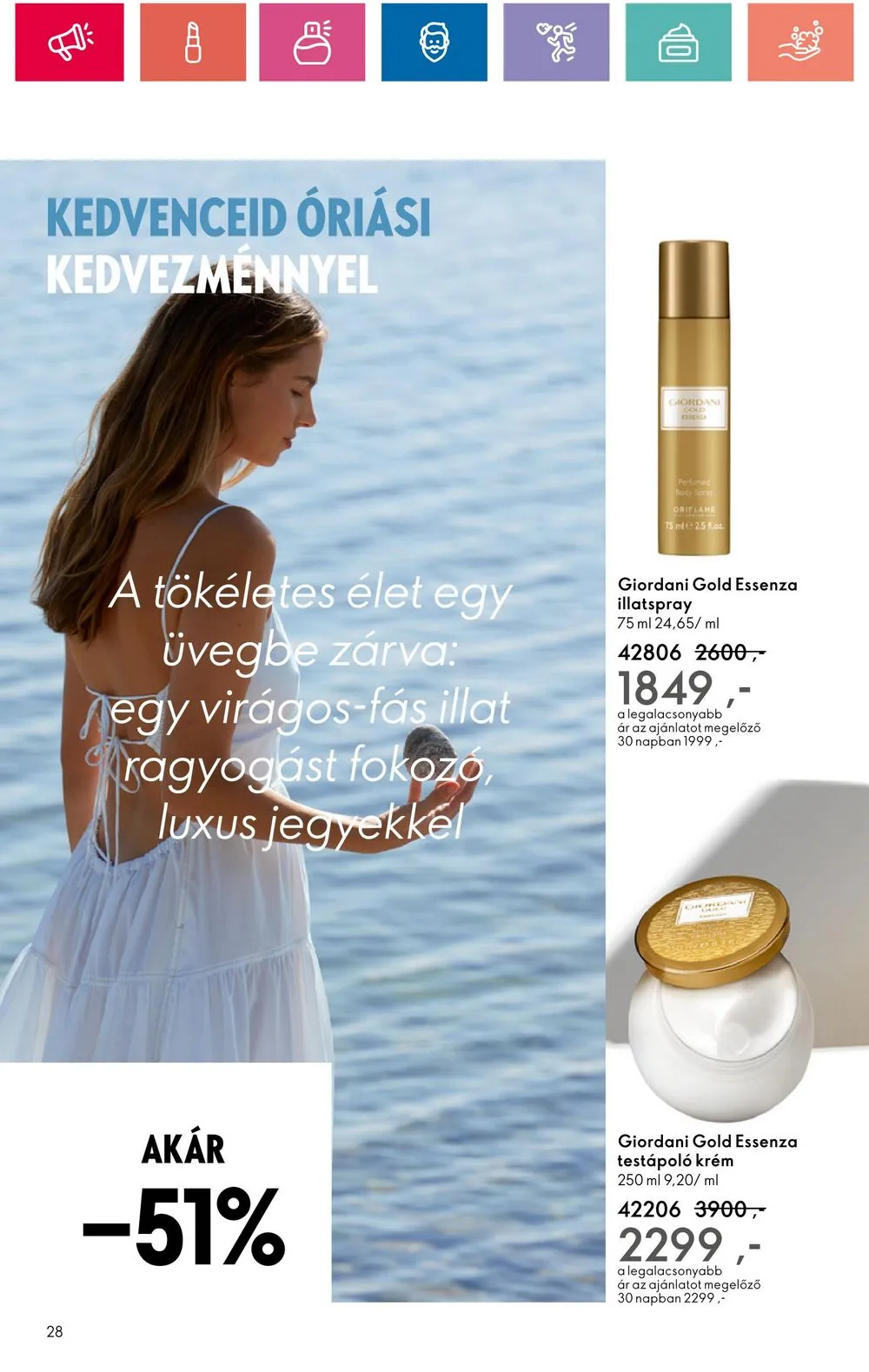 Oriflame akciós újság 07.09–07.29 – 28. oldal