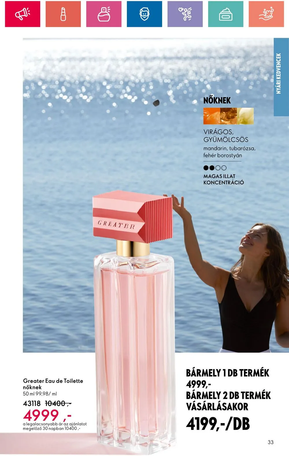 Oriflame akciós újság 07.09–07.29 – 33. oldal