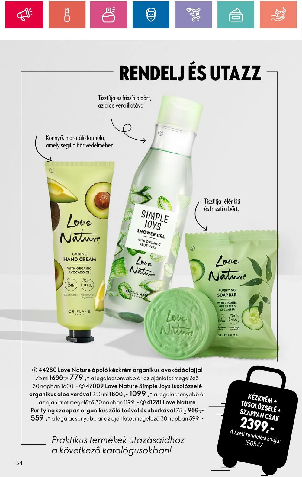 Oriflame akciós újság 07.09–07.29 – 34. oldal