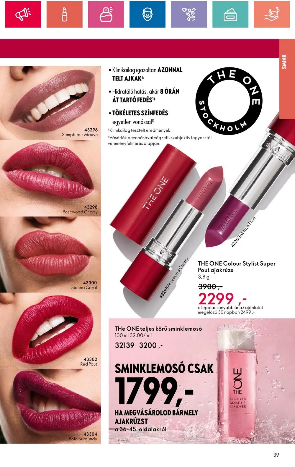 Oriflame akciós újság 07.09–07.29 – 39. oldal