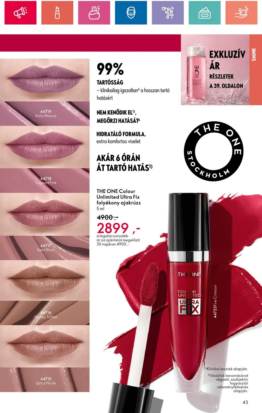 Oriflame akciós újság 07.09–07.29 – 43. oldal