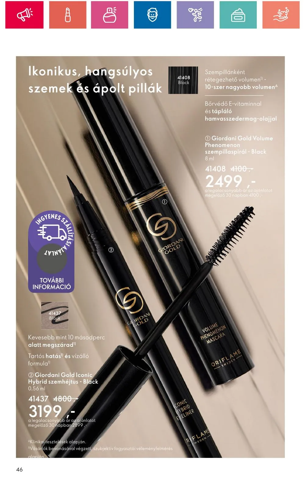Oriflame akciós újság 07.09–07.29 – 46. oldal