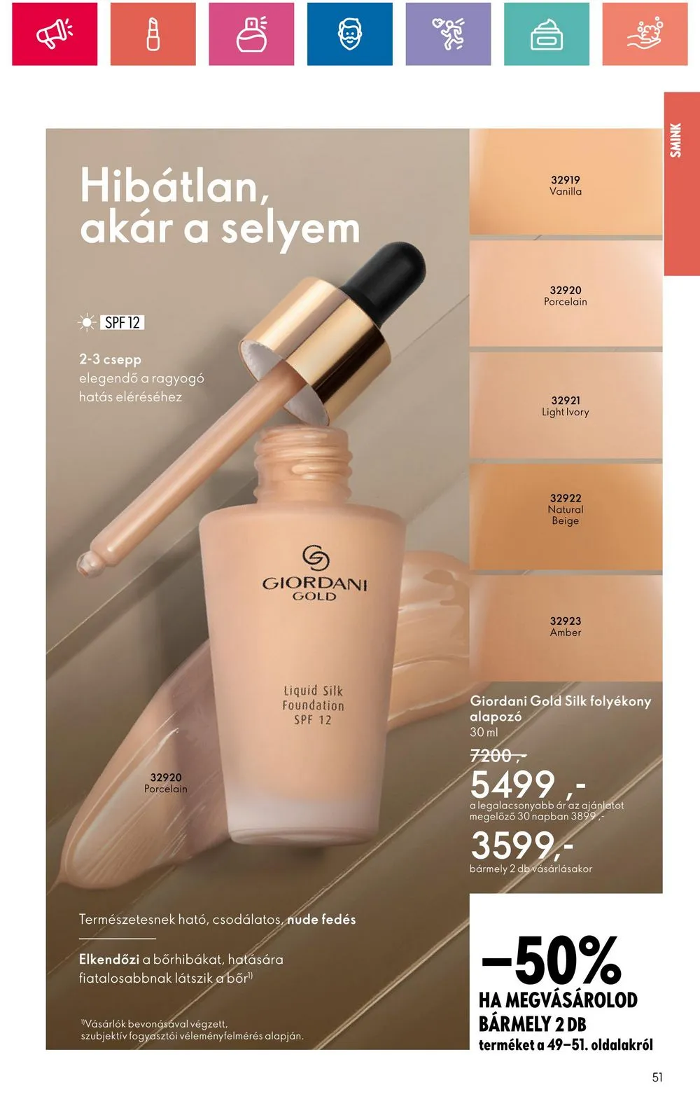 Oriflame akciós újság 07.09–07.29 – 51. oldal