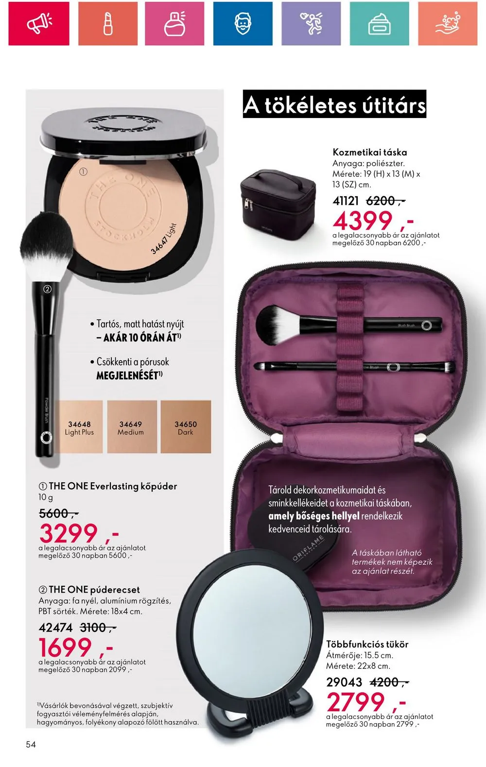 Oriflame akciós újság 07.09–07.29 – 54. oldal