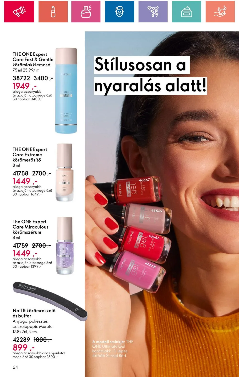 Oriflame akciós újság 07.09–07.29 – 64. oldal