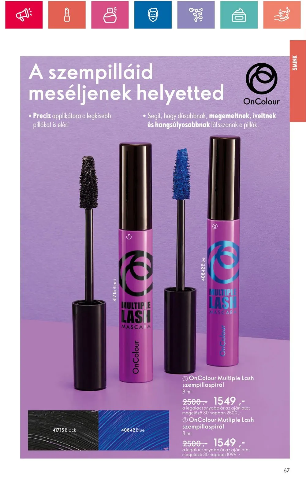 Oriflame akciós újság 07.09–07.29 – 67. oldal