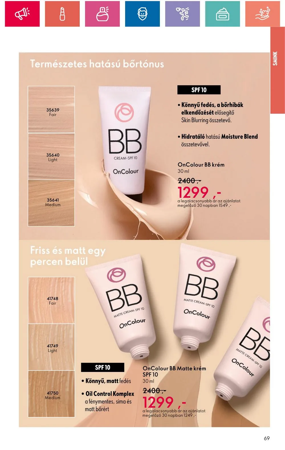 Oriflame akciós újság 07.09–07.29 – 69. oldal